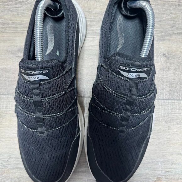 Skechers Arch Fit Lucky Thoughts Black Athletic Shoes Women's Size 11 - Picture 2 of 7